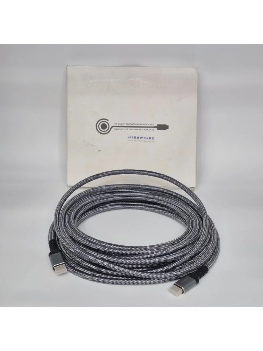8K HDMI 2.1 Cable 35 ft Highwings 60Hz Ultra 48Gbps High Speed eARC 4K120 144Hz
